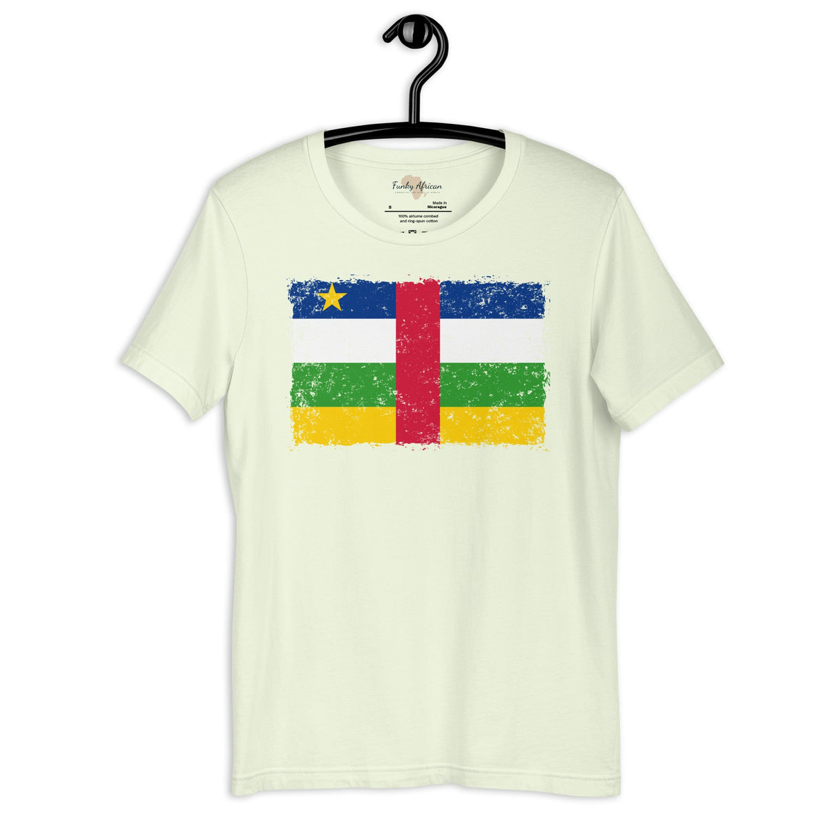Central African Republic grunge unisex tee Funky African