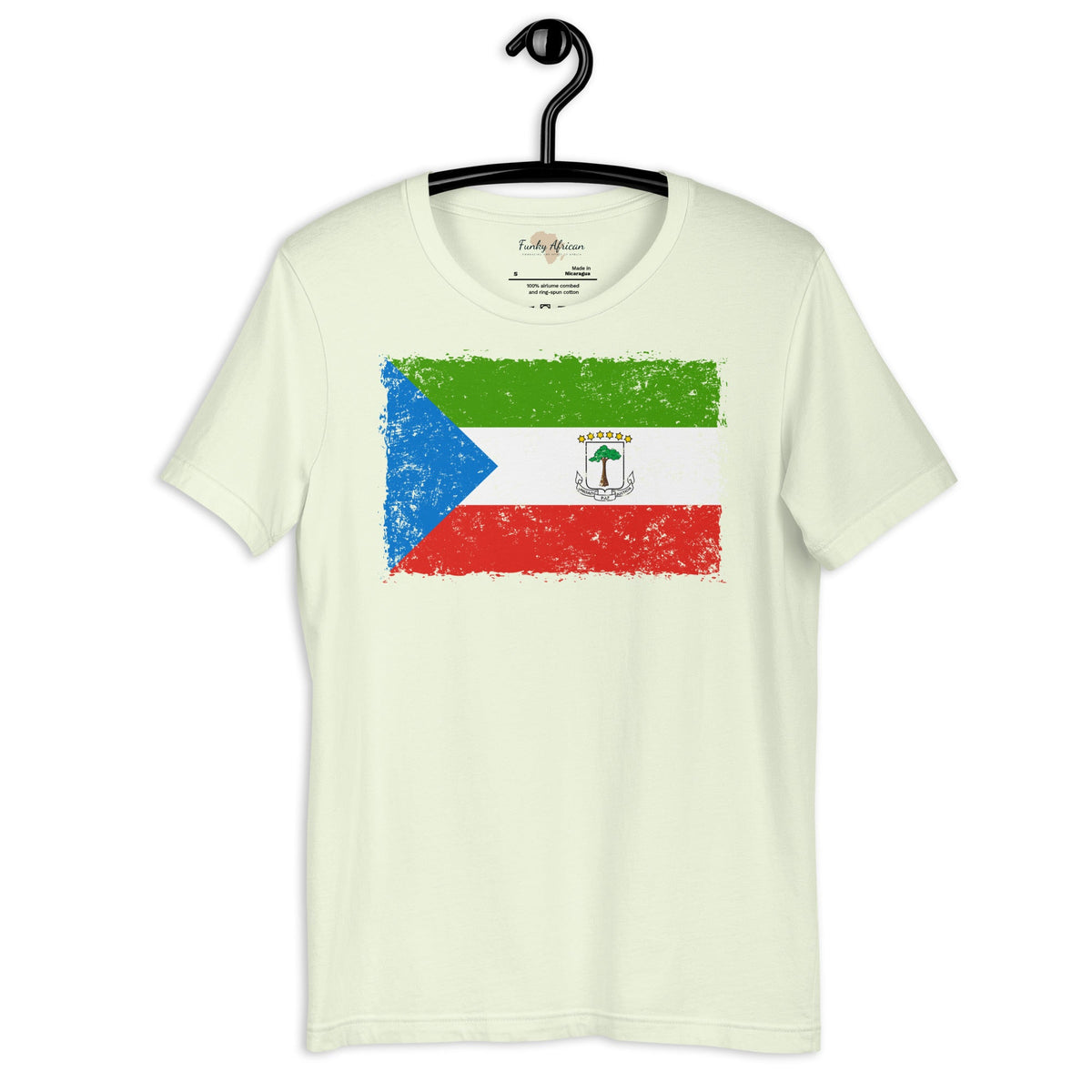 Equatorial Guinea grunge unisex tee Funky African
