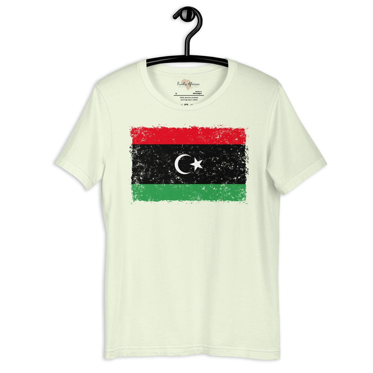 Libya grunge unisex tee Funky African