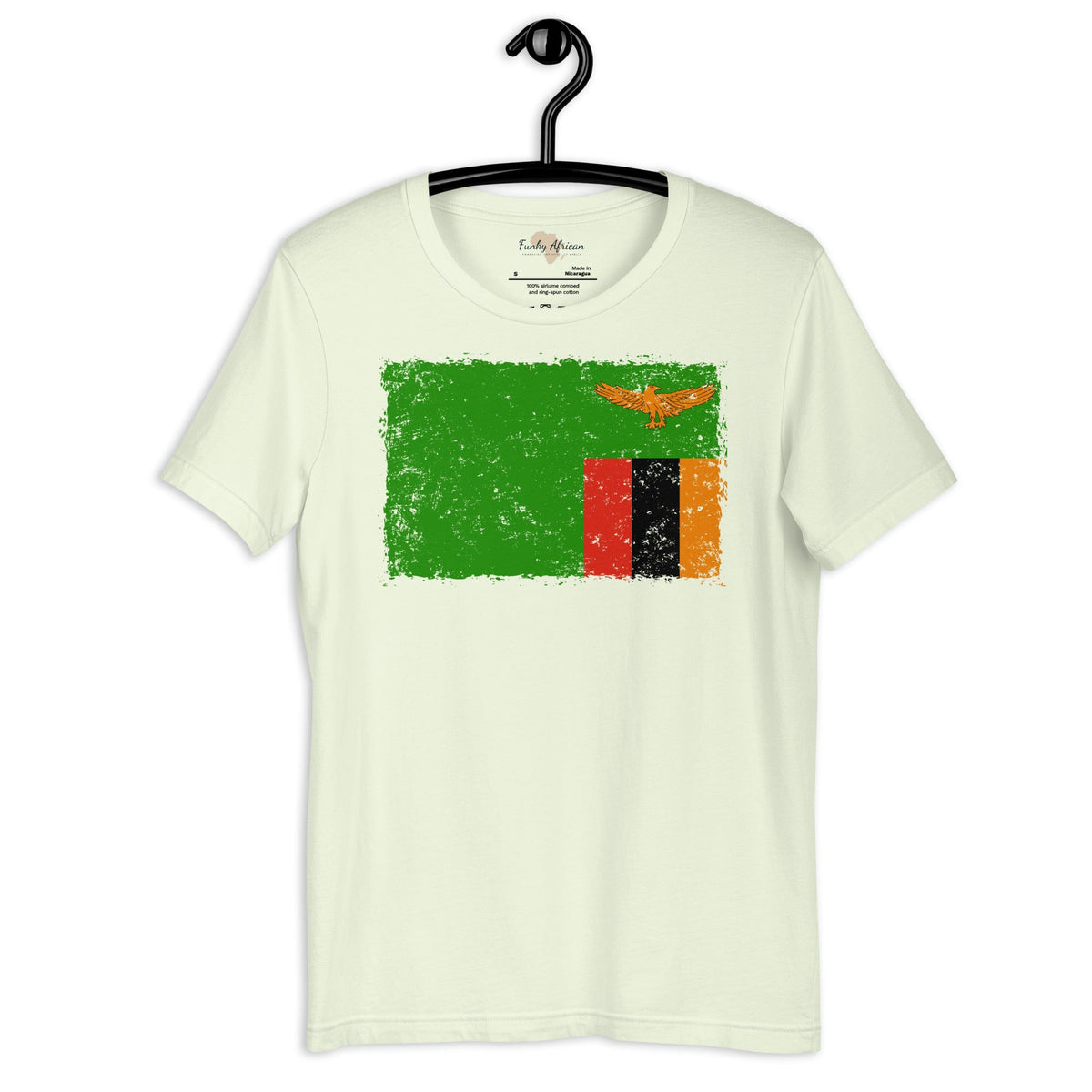 Zambia grunge unisex tee Funky African