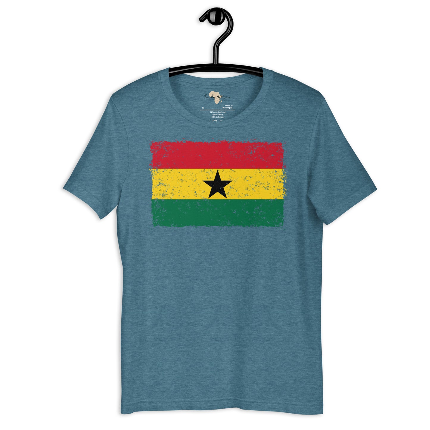 Ghana grunge unisex tee