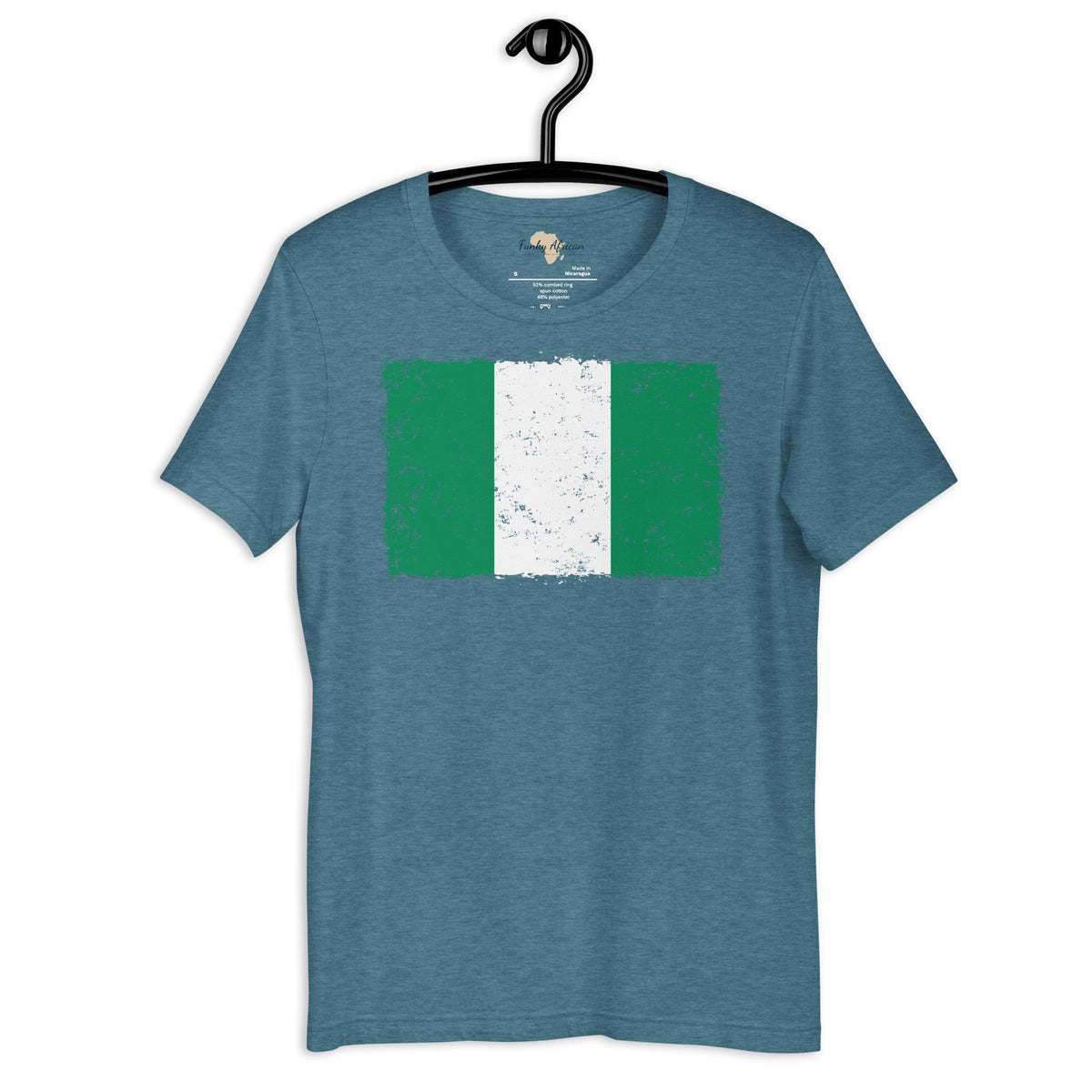 Nigeria grunge unisex tee Funky African