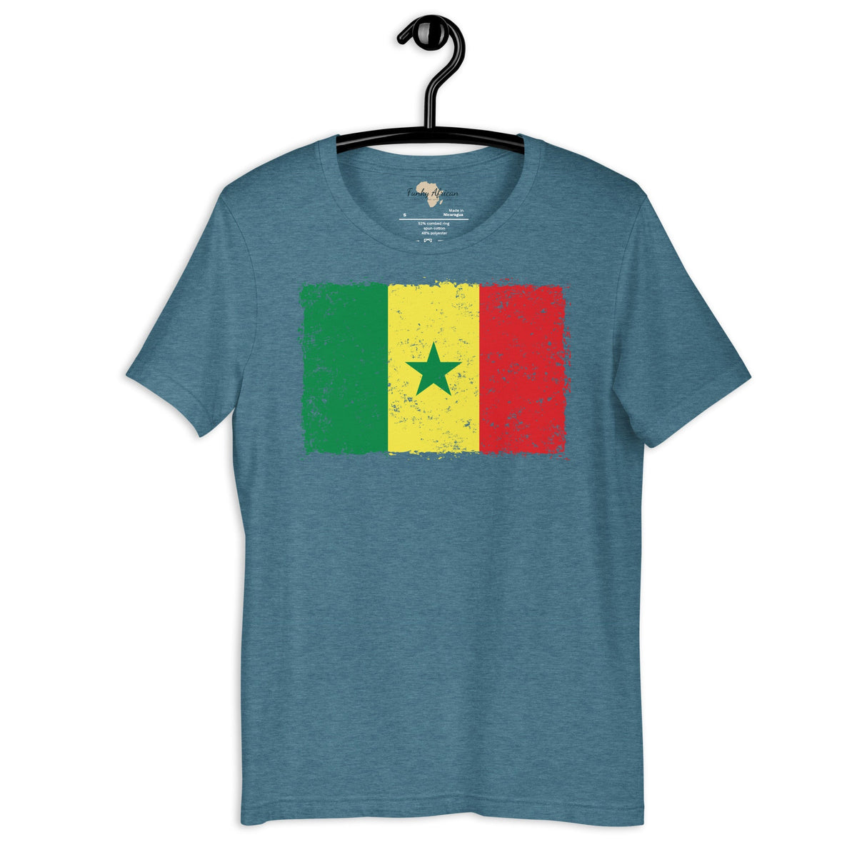 Senegal grunge unisex tee Funky African