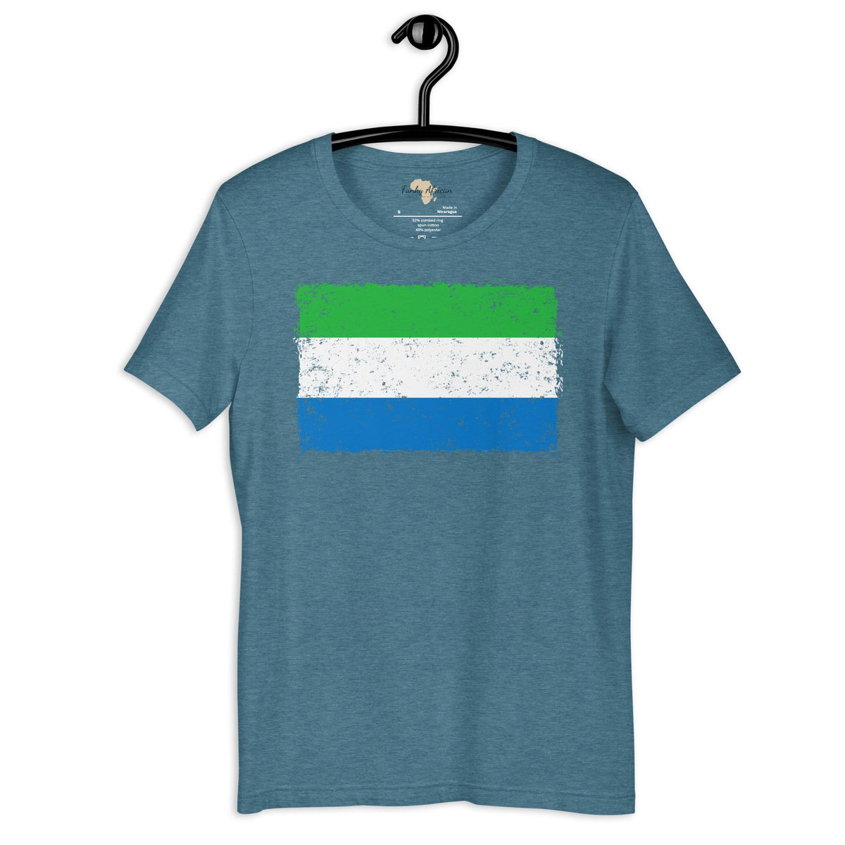Sierra Leone grunge unisex tee Funky African