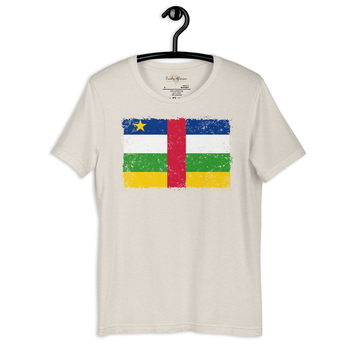Central African Republic grunge unisex tee Funky African