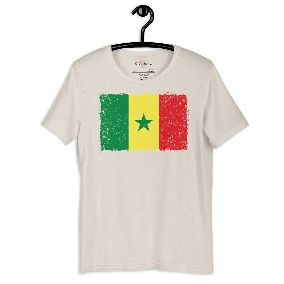 Senegal grunge unisex tee Funky African