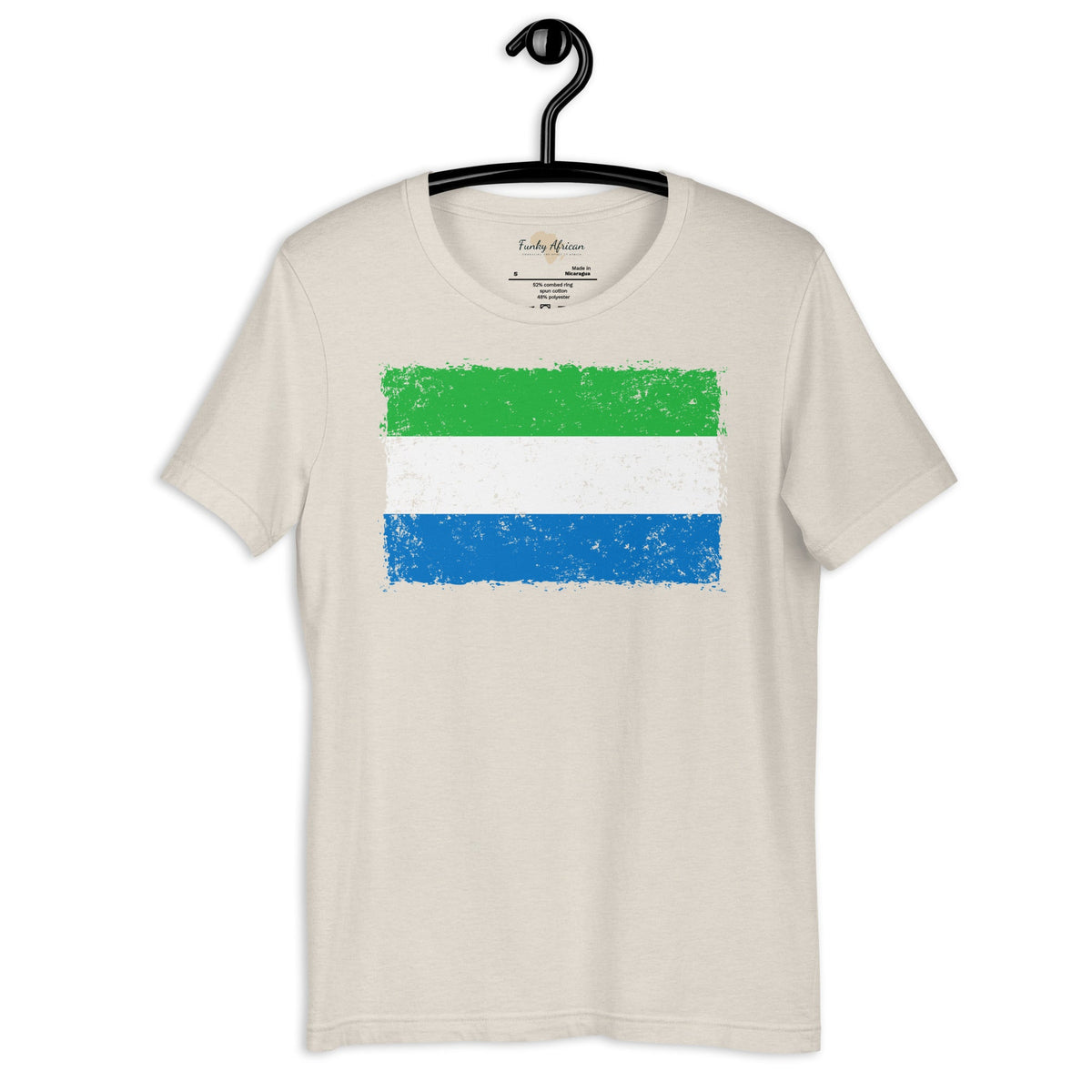 Sierra Leone grunge unisex tee Funky African