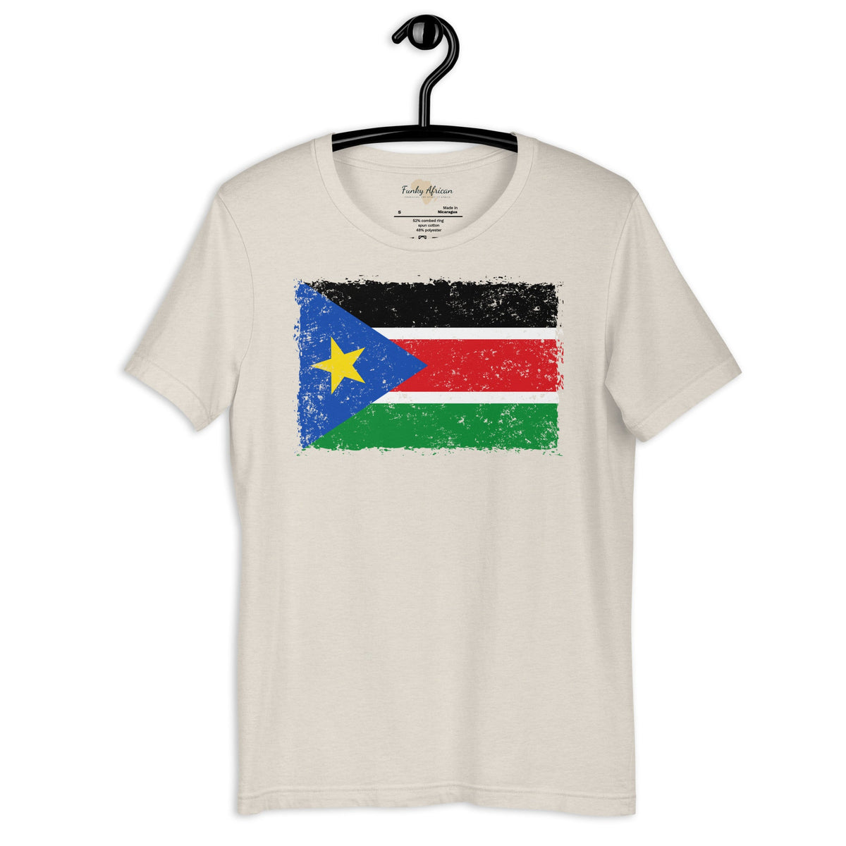 South Sudan grunge unisex tee Funky African
