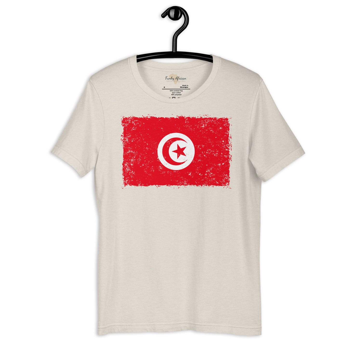 Tunisia grunge unisex tee