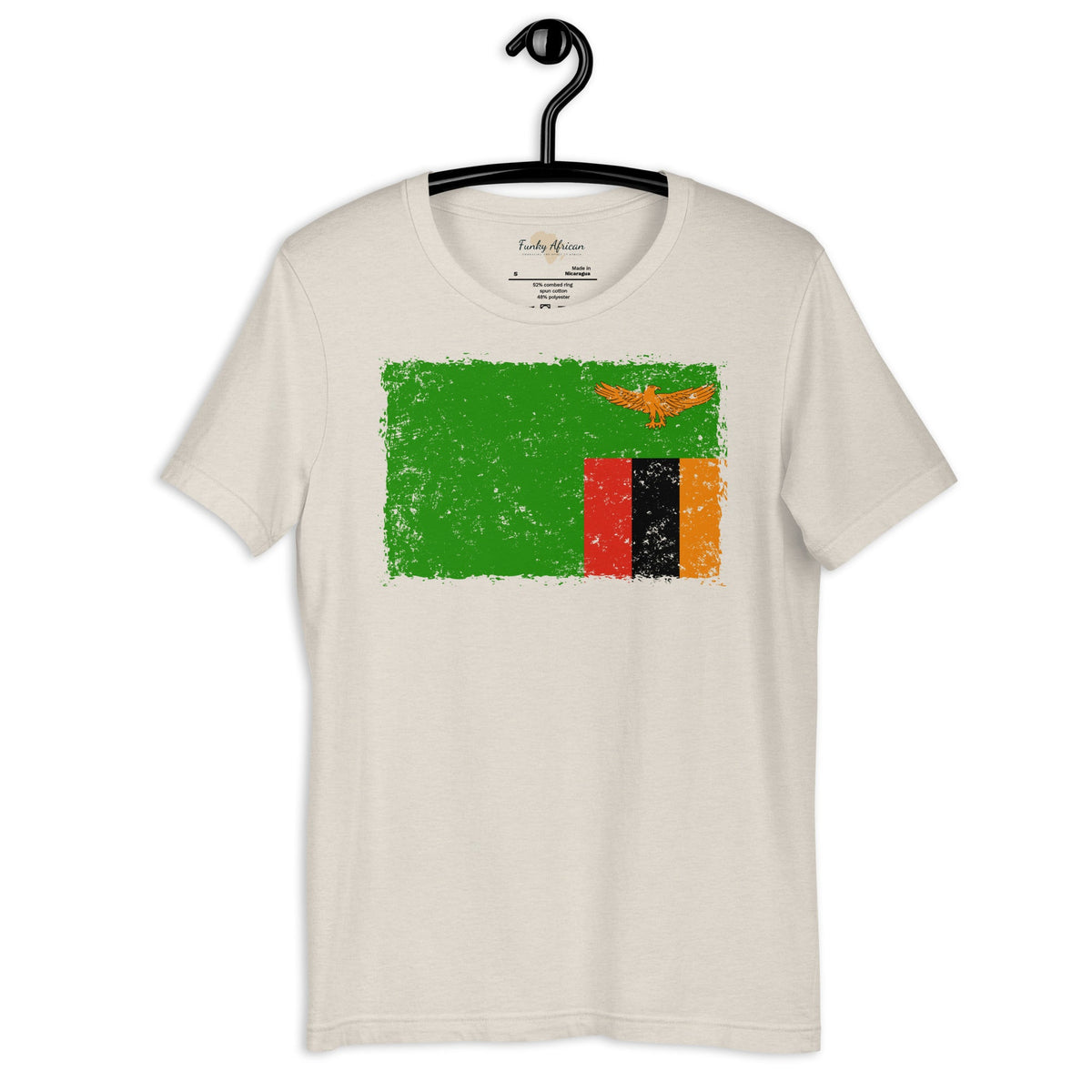 Zambia grunge unisex tee Funky African