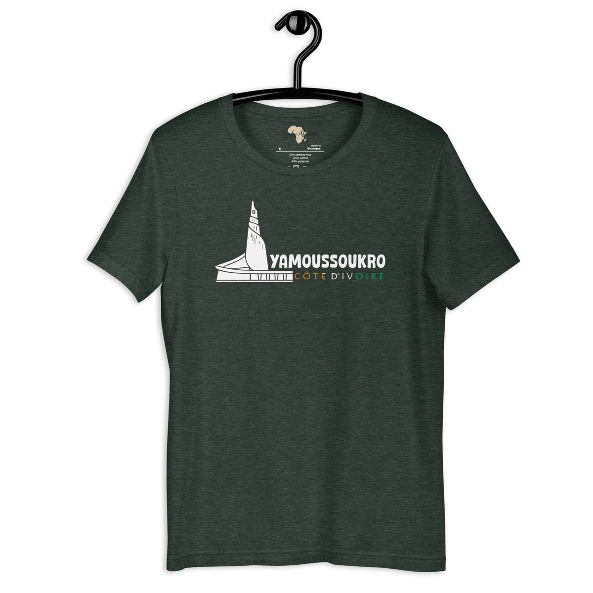 Côte d'Ivoire capital unisex tee Funky African