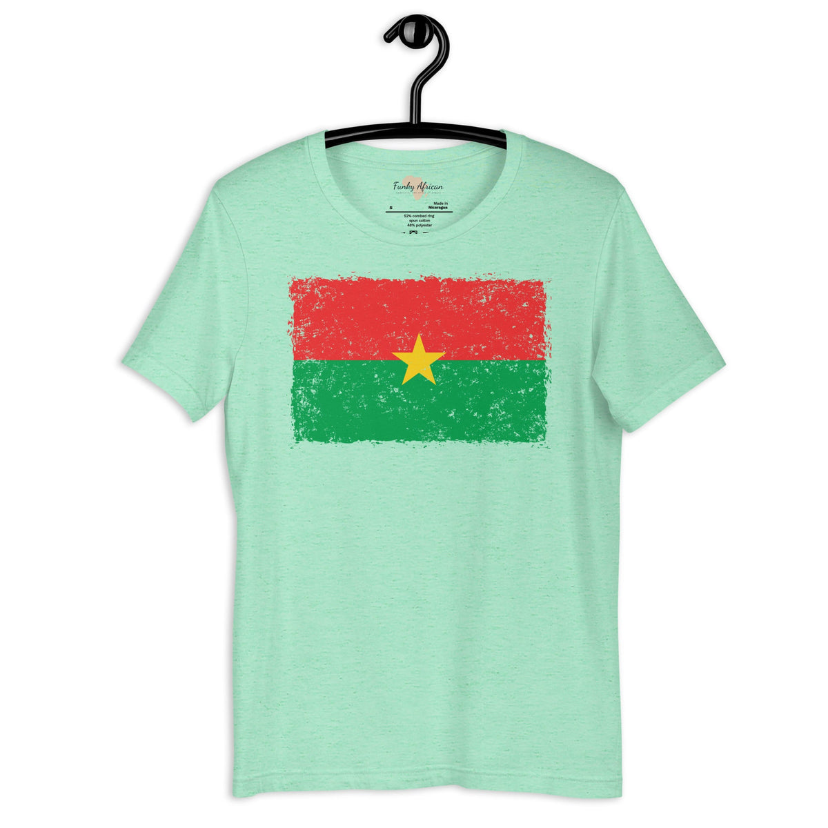Burkina Faso grunge unisex tee Funky African