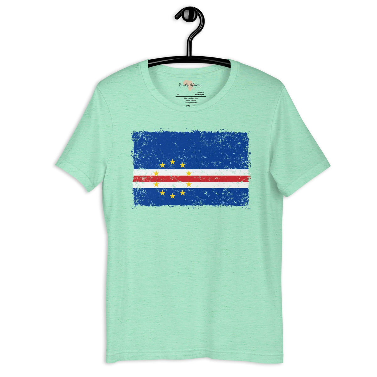 Cabo Verde grunge unisex tee Funky African