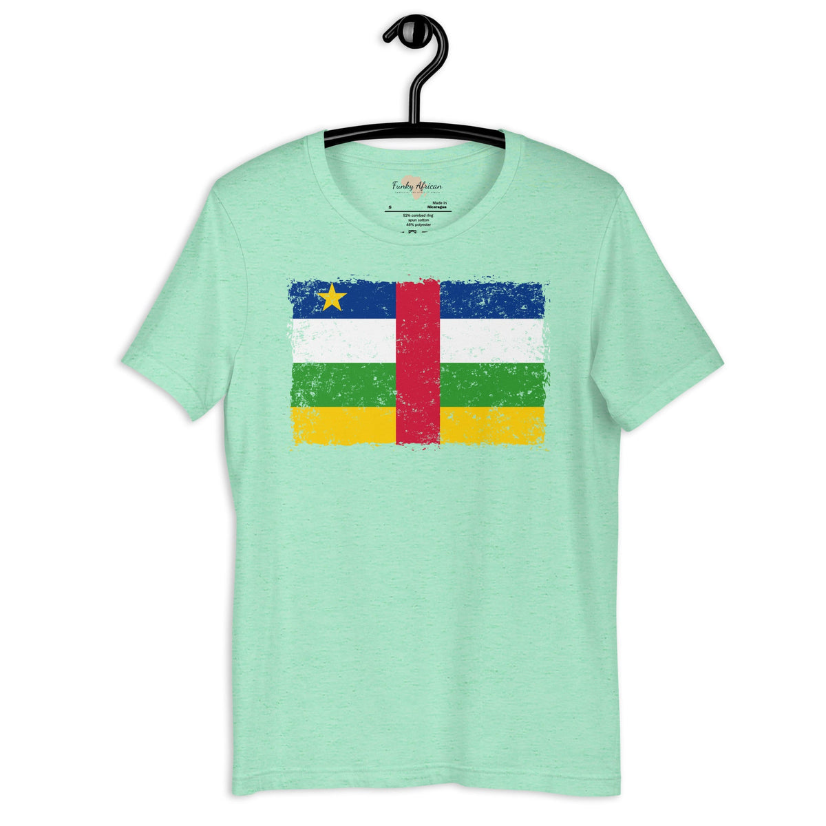Central African Republic grunge unisex tee Funky African