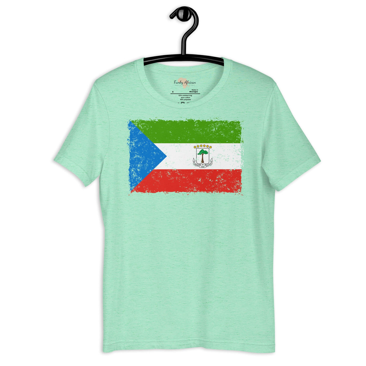 Equatorial Guinea grunge unisex tee Funky African