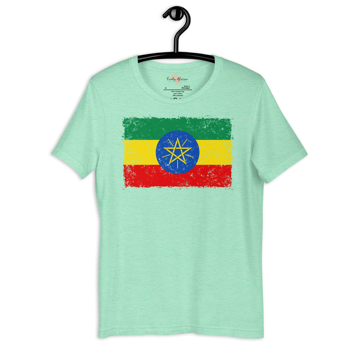 Ethiopia grunge unisex tee Funky African