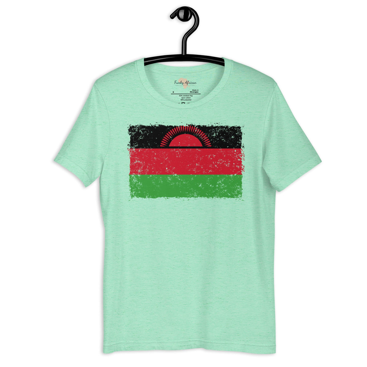 Malawi grunge unisex tee Funky African