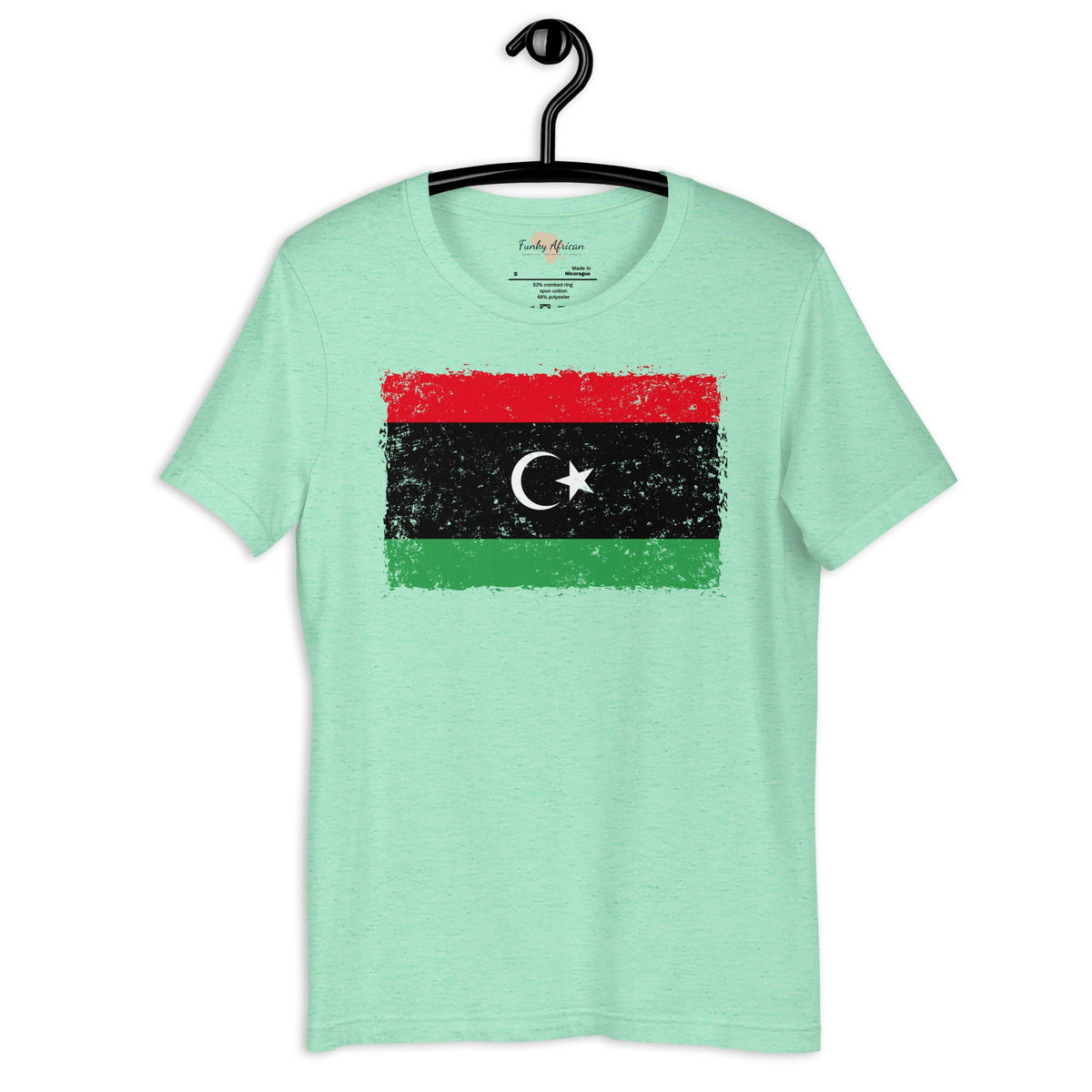 Libya grunge unisex tee Funky African