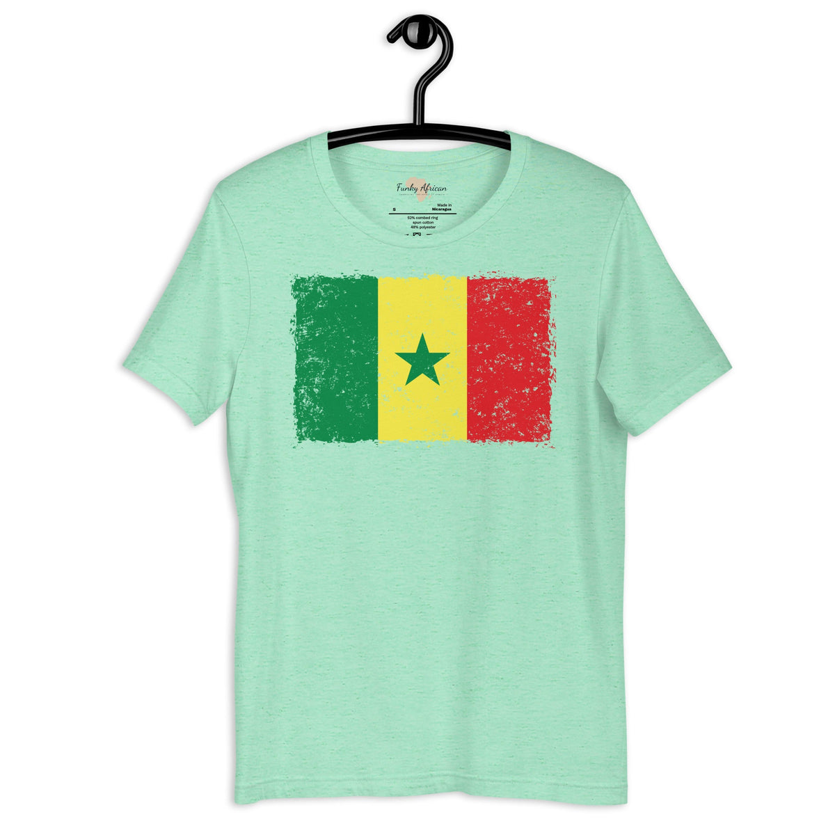 Senegal grunge unisex tee Funky African