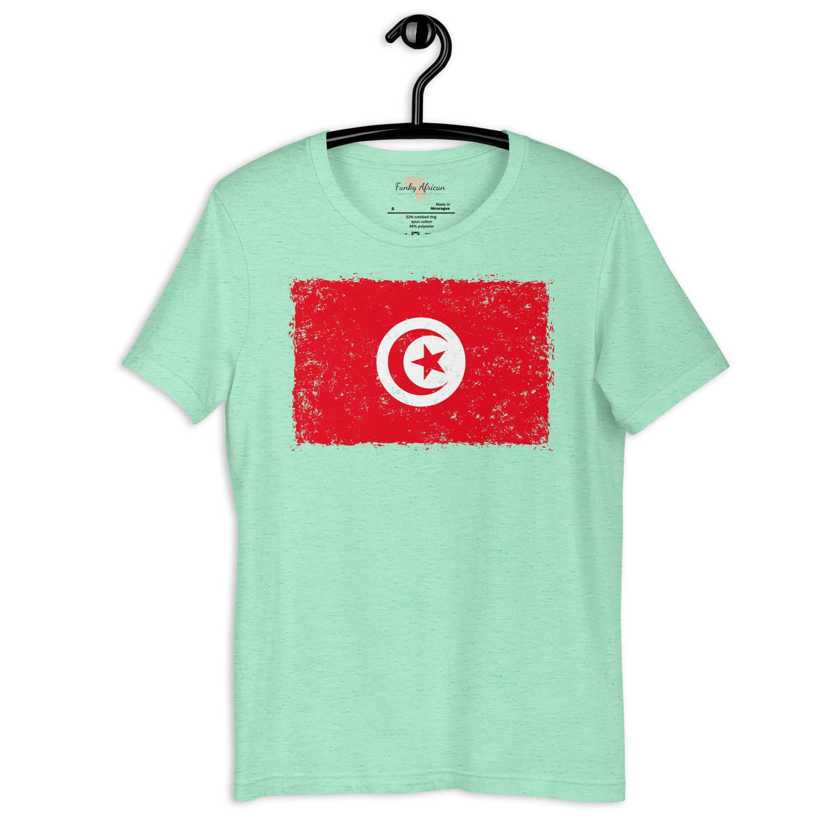 Tunisia grunge unisex tee Funky African