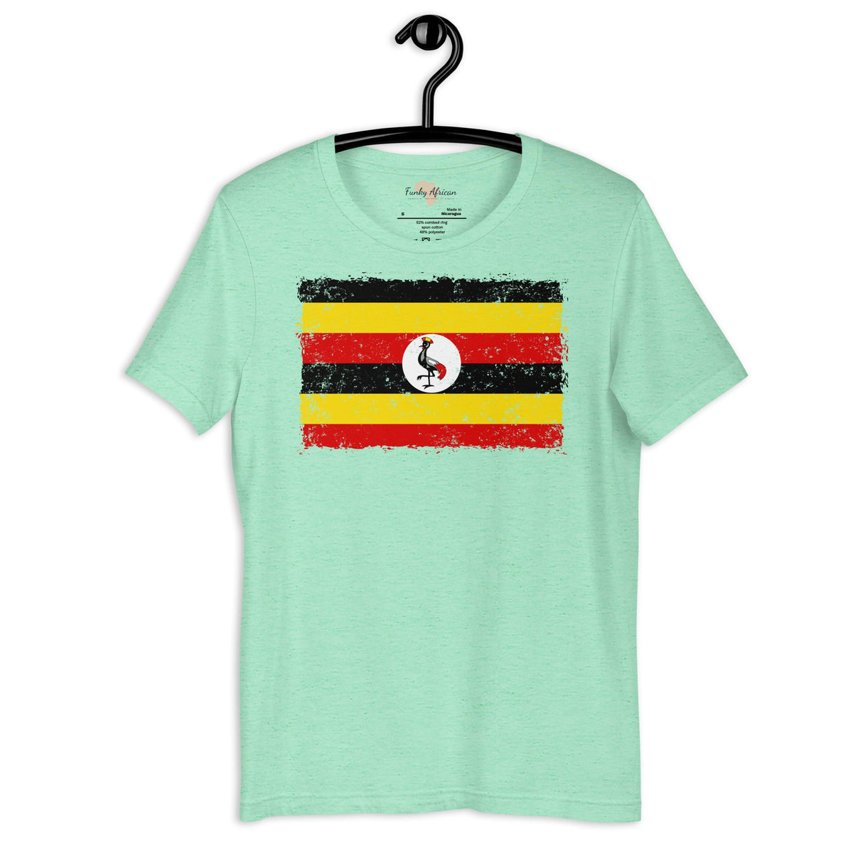 Uganda grunge unisex tee Funky African