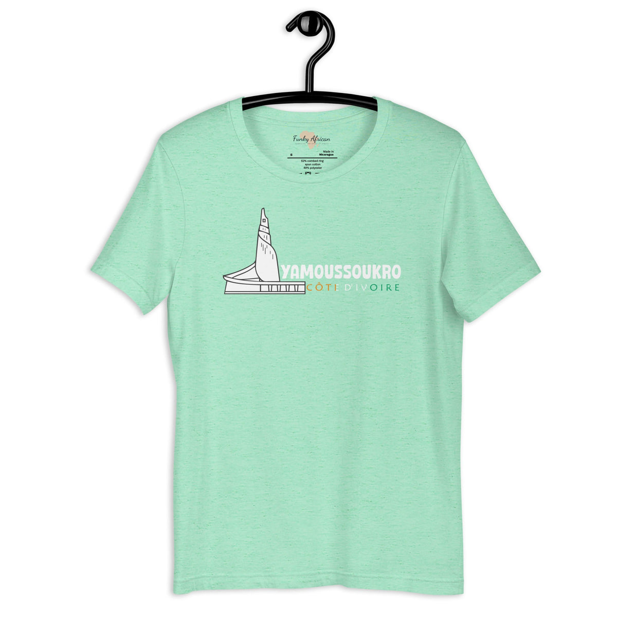 Côte d'Ivoire capital unisex tee Funky African