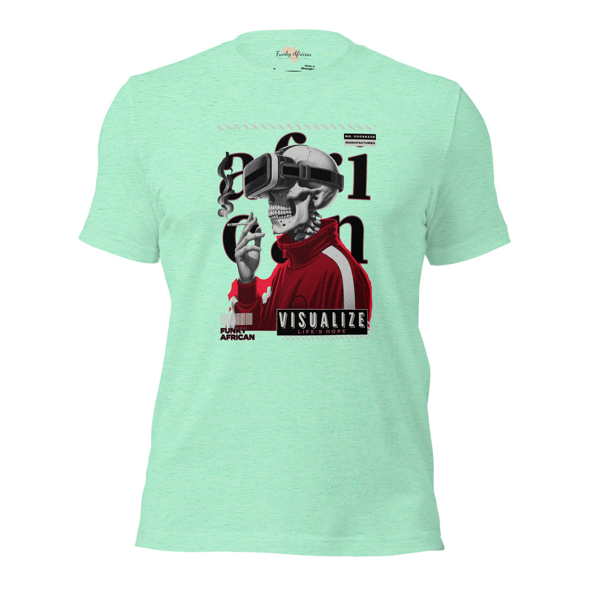 Visualize unisex tee Funky African