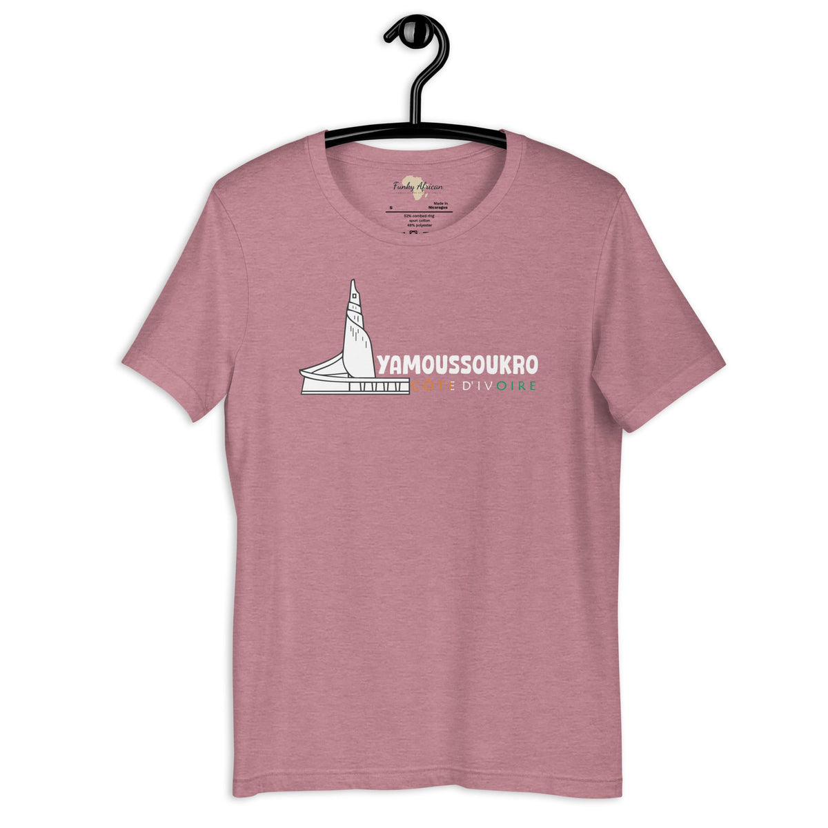 Côte d'Ivoire capital unisex tee Funky African