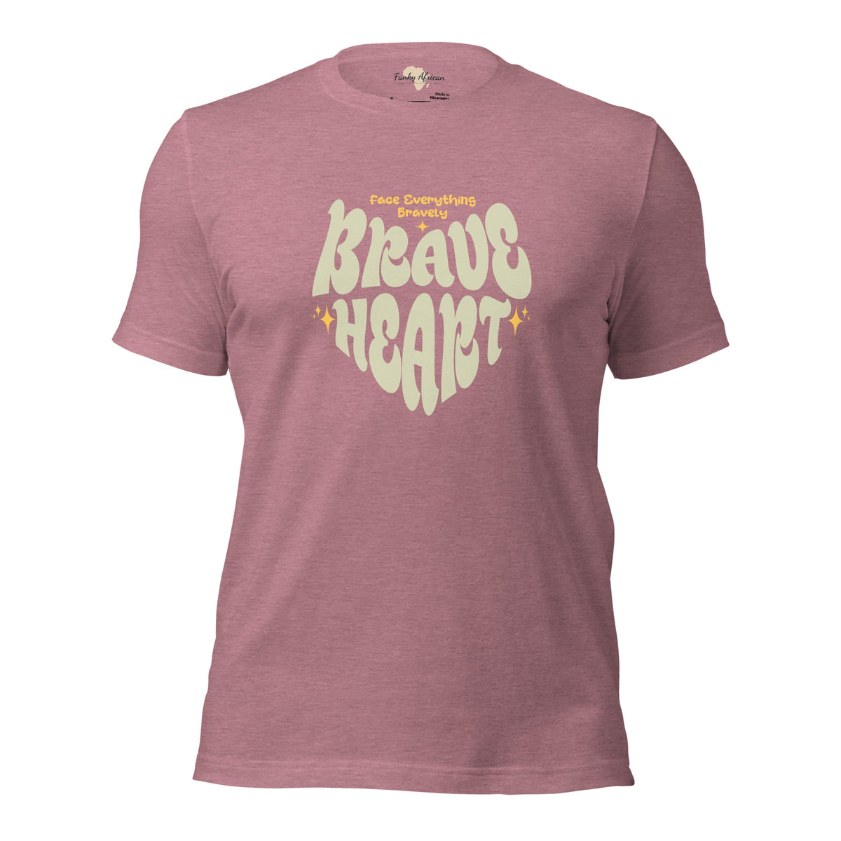 Brave Heart Unisex t-shirt Funky African