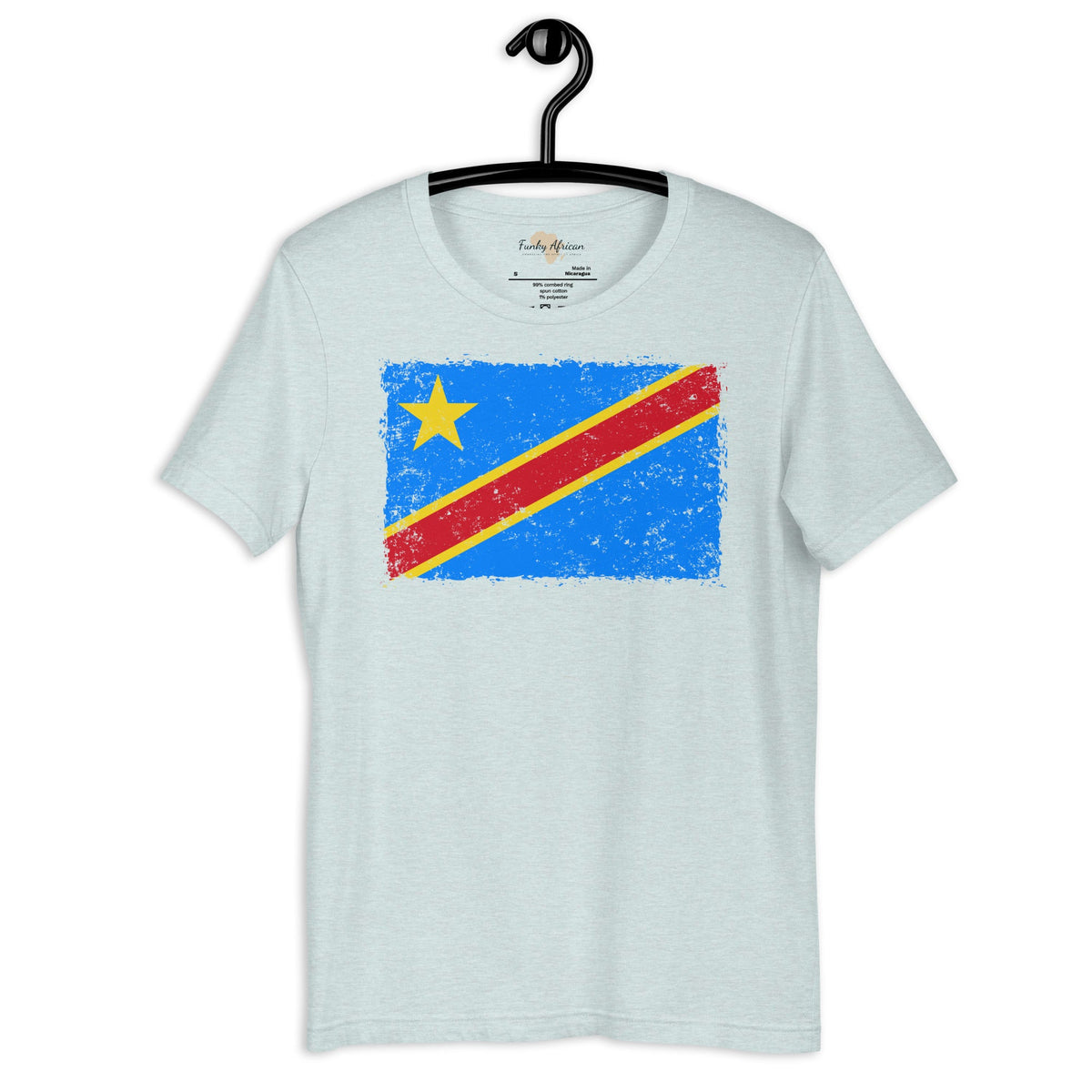 DR Congo grunge unisex tee Funky African