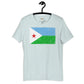 Djibouti grunge unisex tee