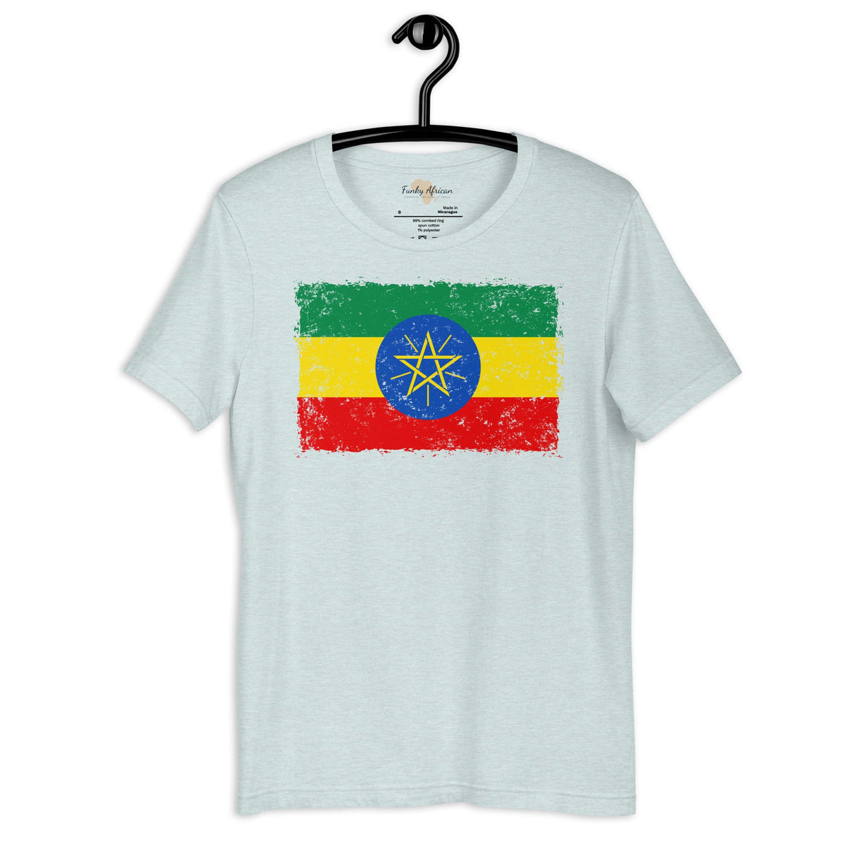 Ethiopia grunge unisex tee Funky African