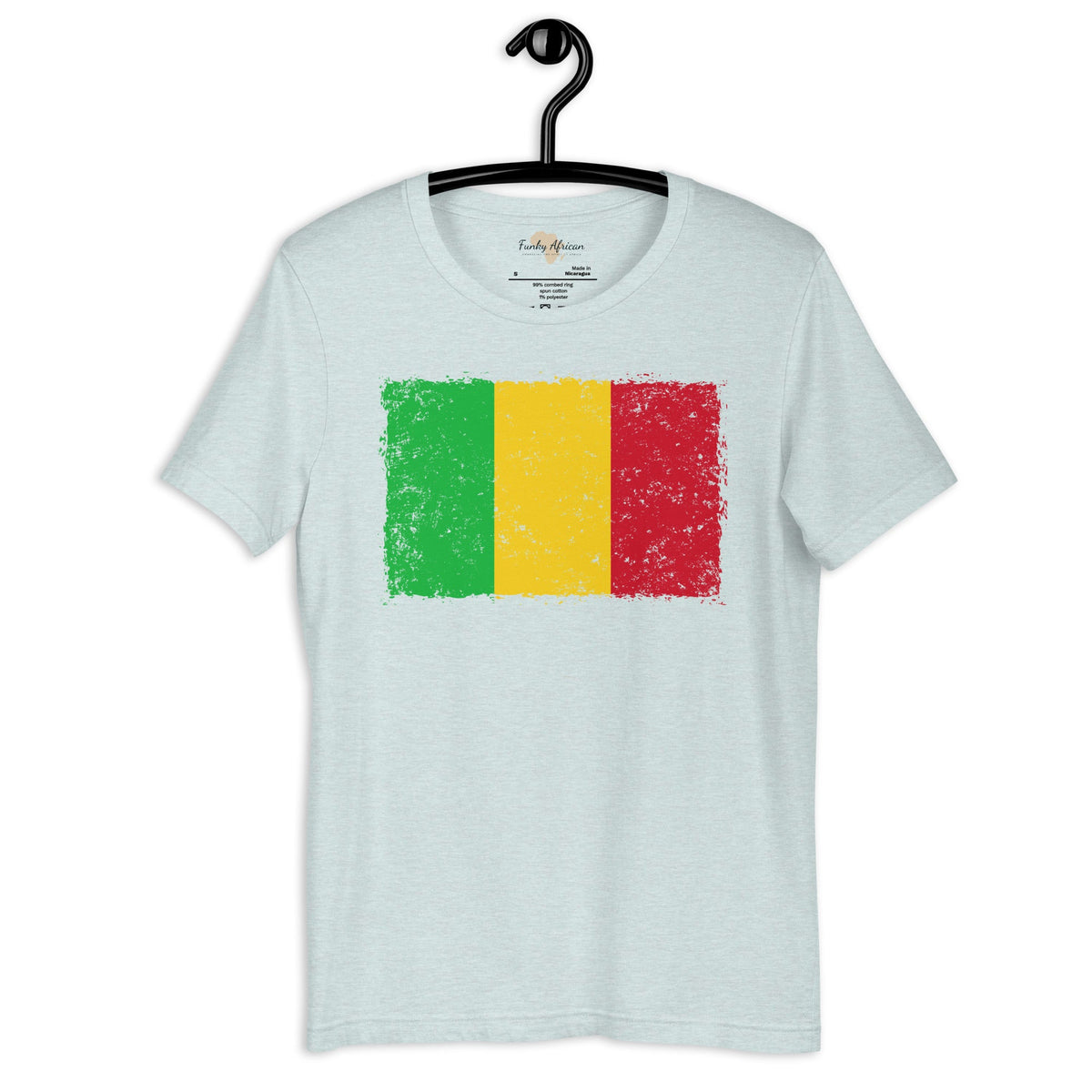Malian grunge unisex tee Funky African