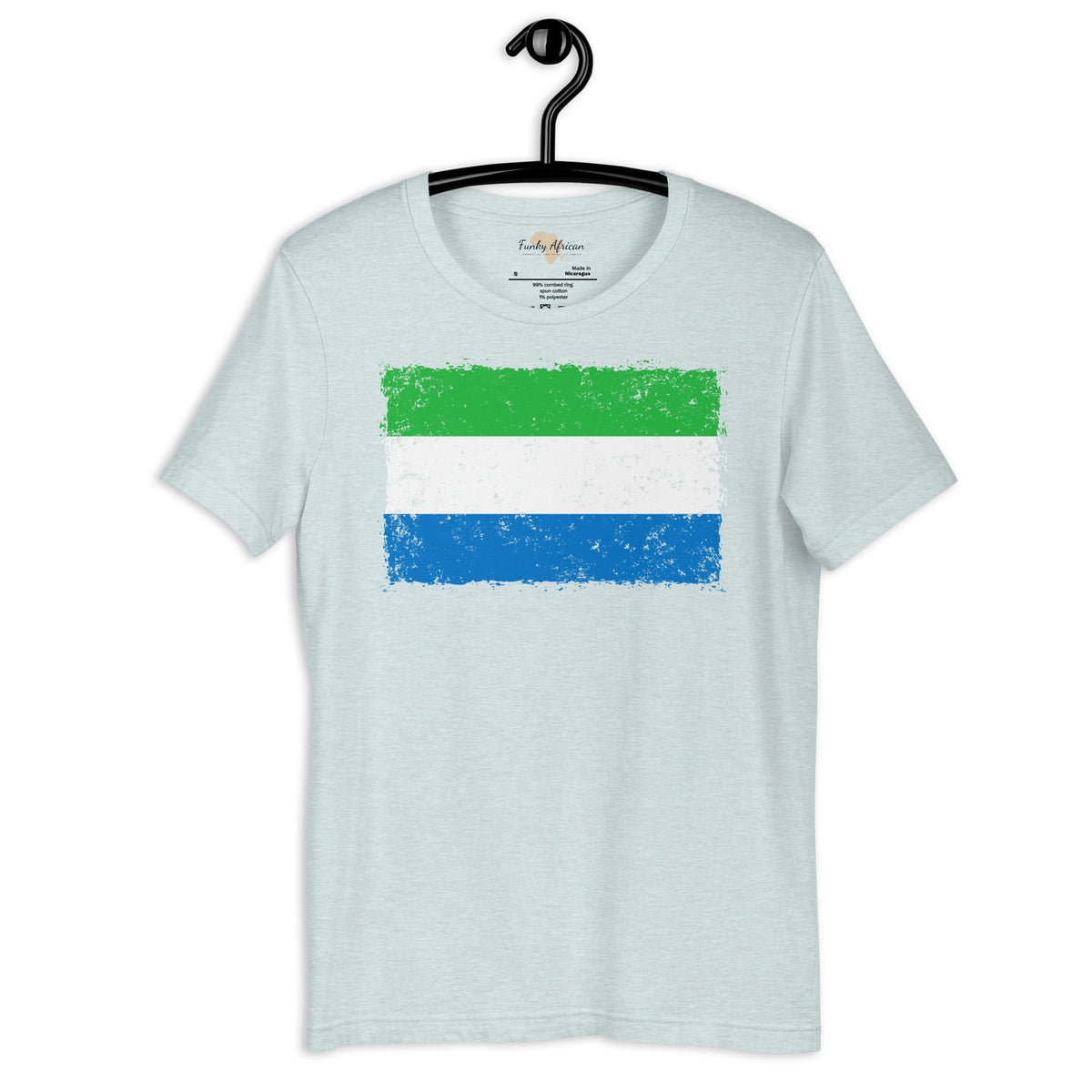 Sierra Leone grunge unisex tee Funky African