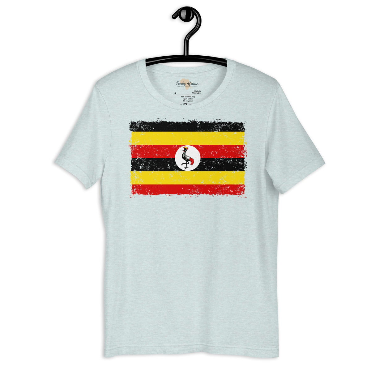 Uganda grunge unisex tee Funky African