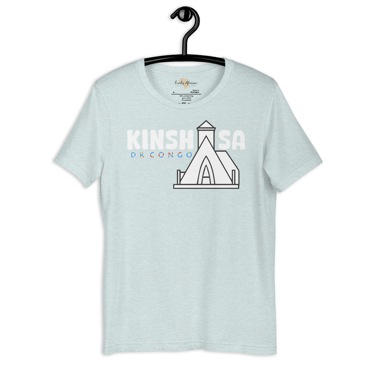 DR Congo capital unisex tee Funky African