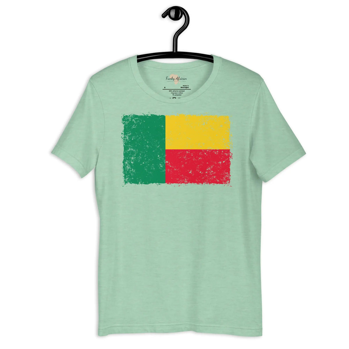 Benin grunge unisex tee Funky African