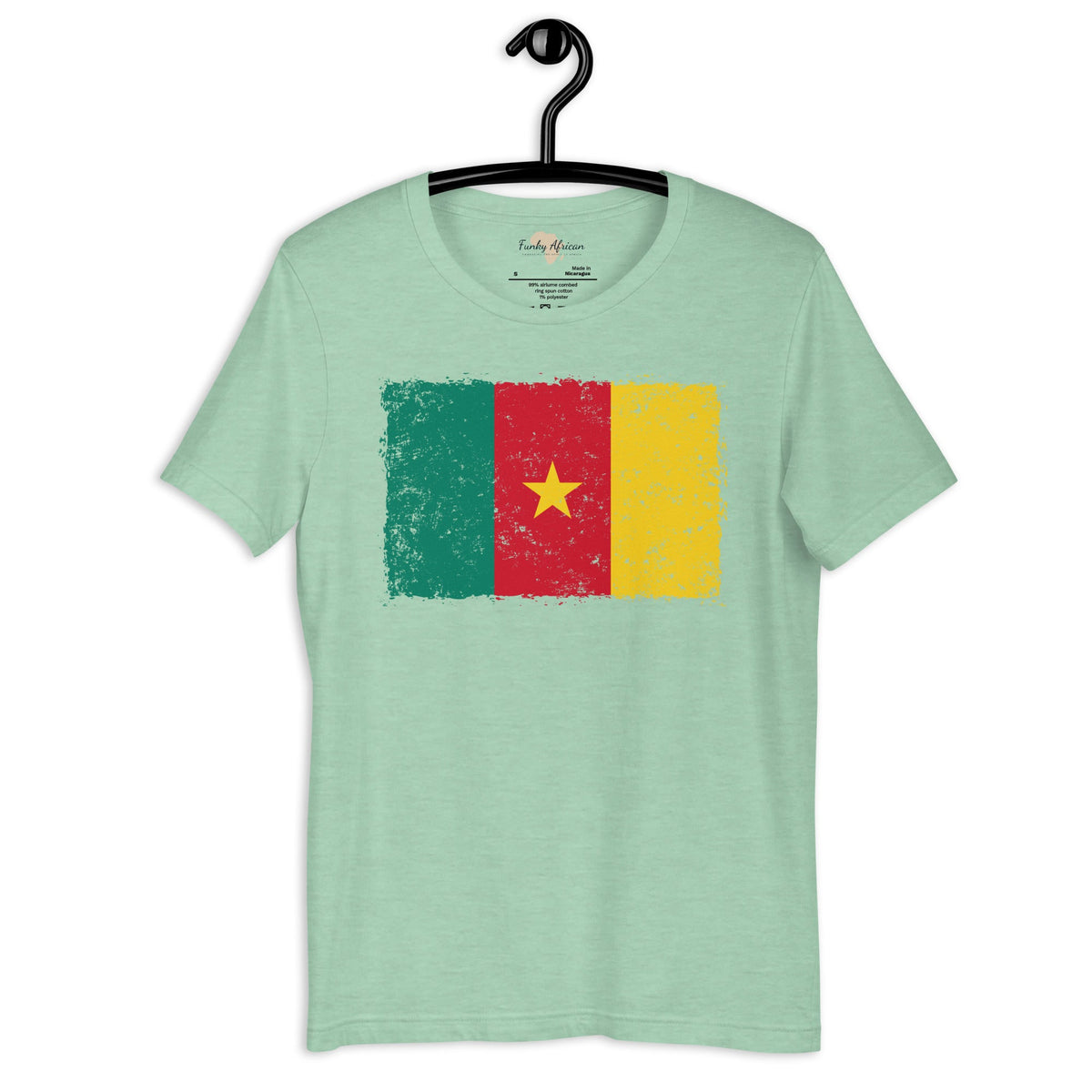Cameroon  grunge unisex tee Funky African