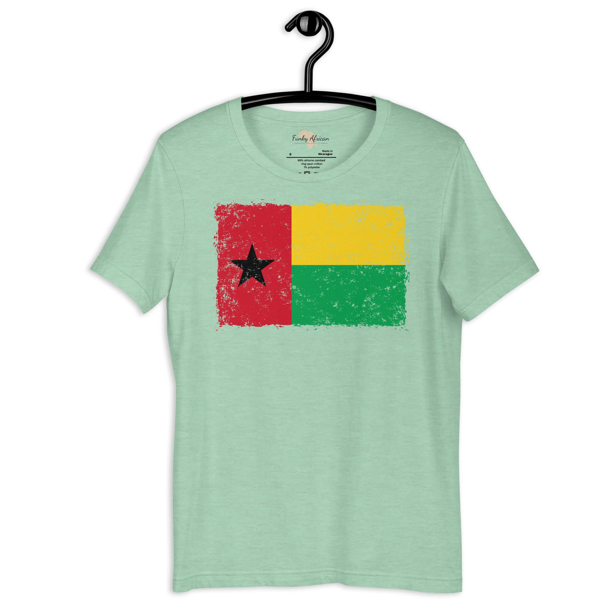 Guinea Bissau grunge unisex tee Funky African