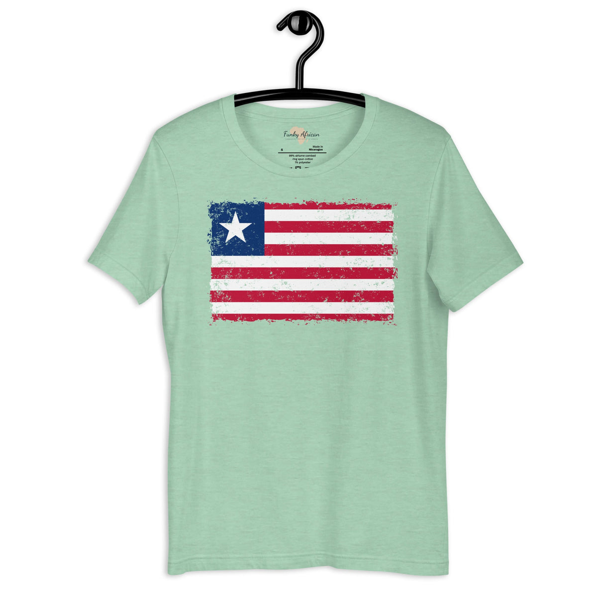 Liberia grunge unisex tee Funky African