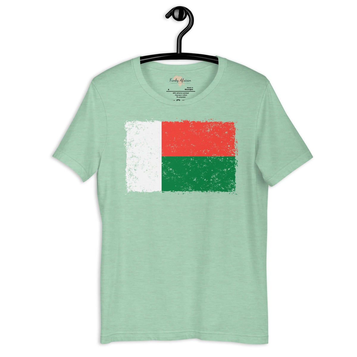 Madagascar grunge unisex tee Funky African