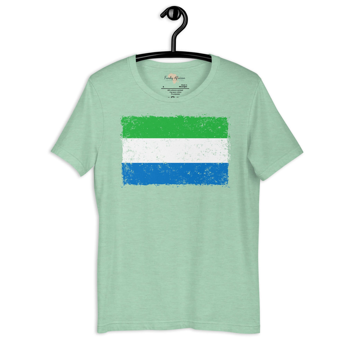 Sierra Leone grunge unisex tee Funky African
