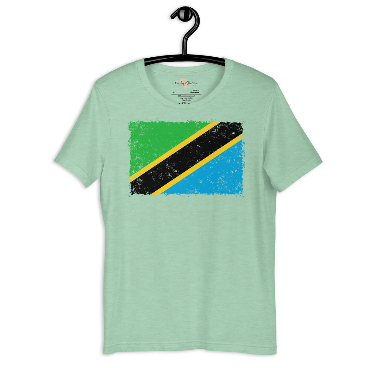Tanzania grunge unisex tee Funky African