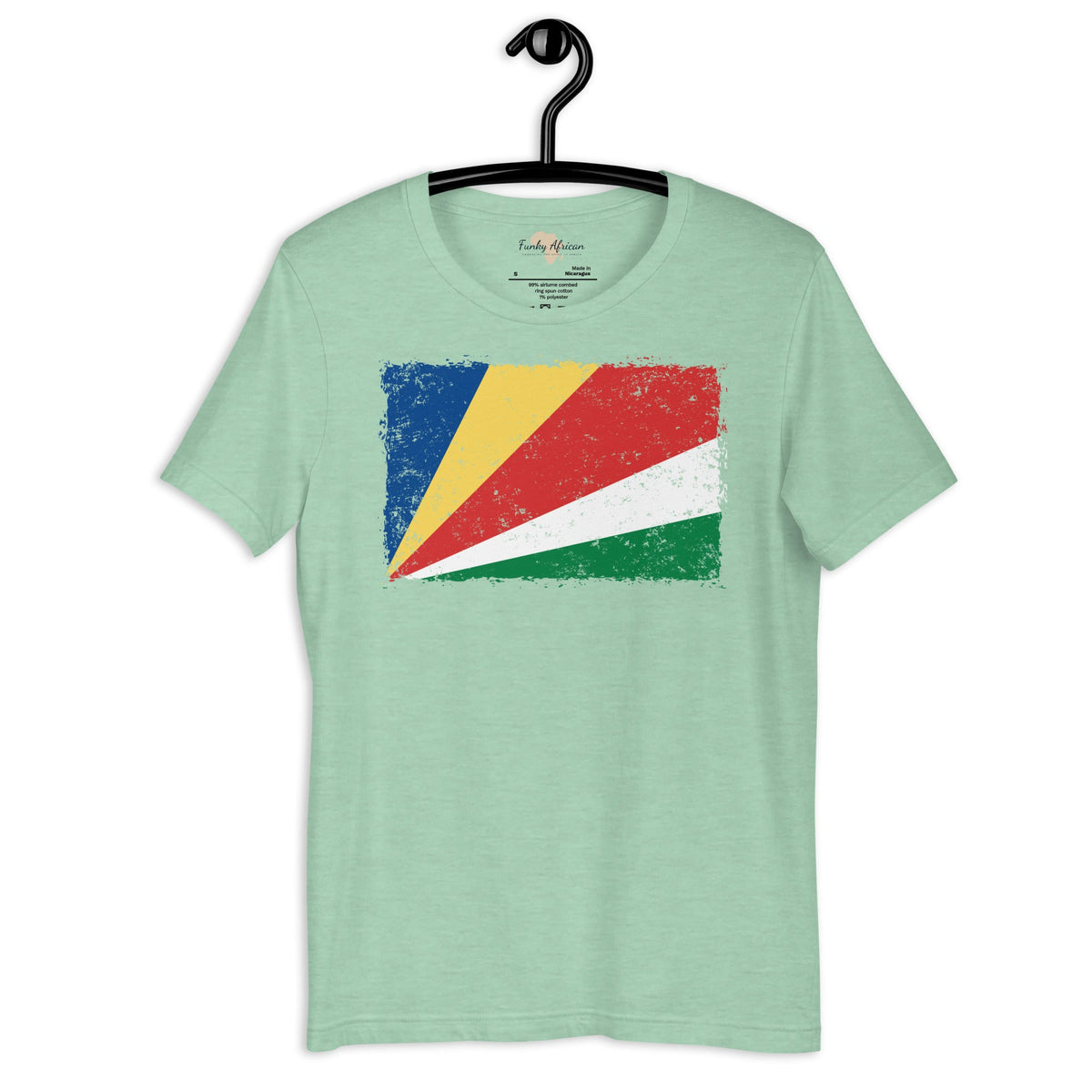 Seychelles grunge unisex tee Funky African