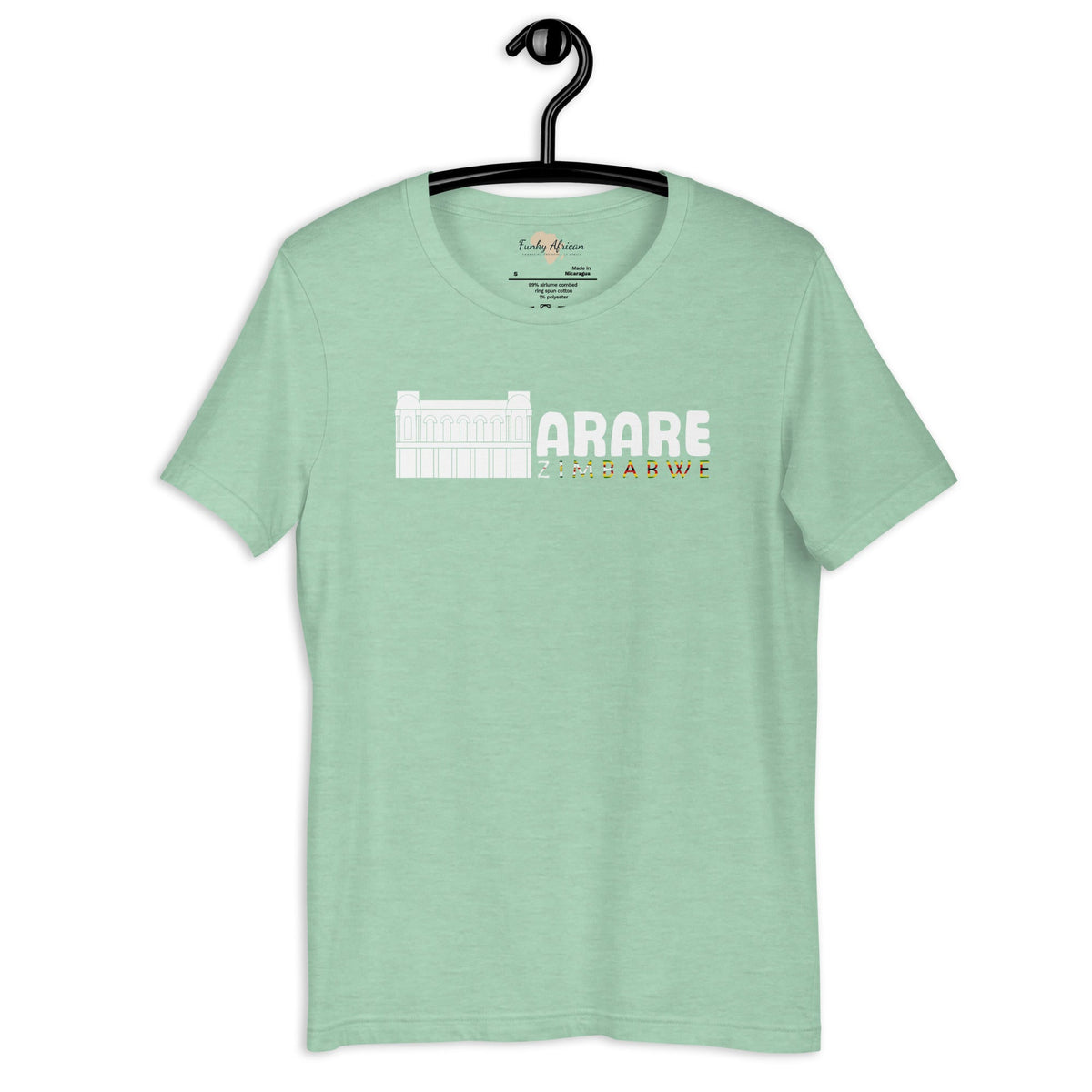 Zimbabwe capital unisex tee Funky African