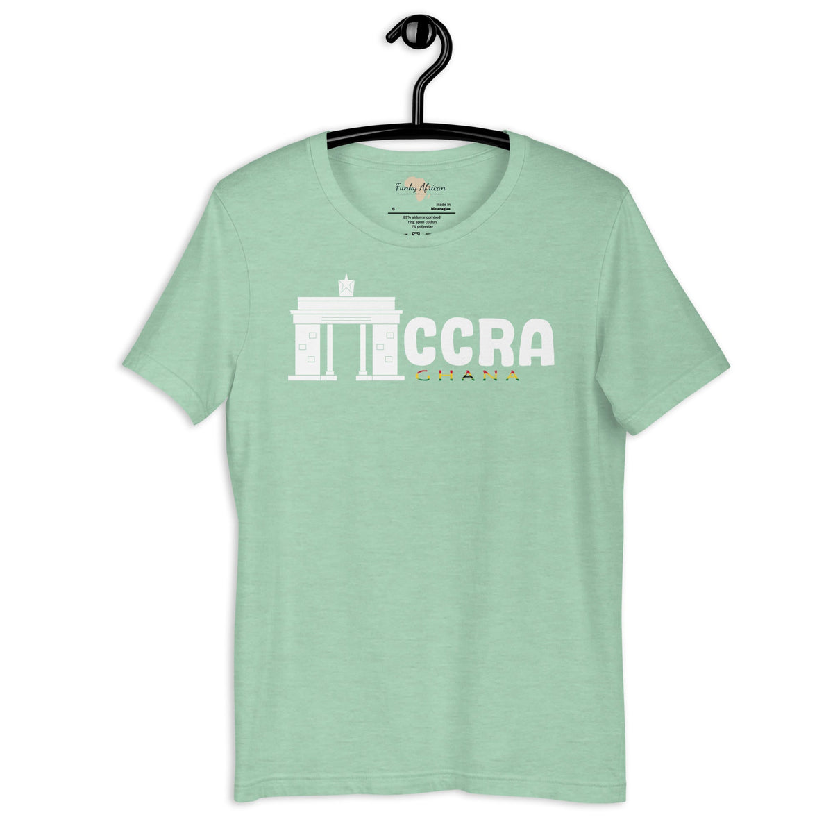 Ghana capital unisex tee Funky African