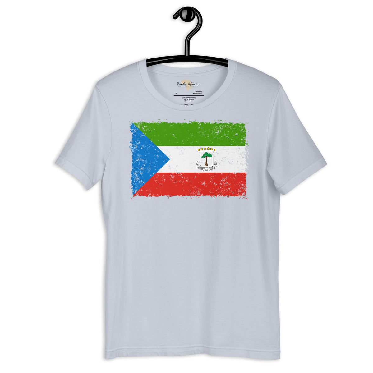 Equatorial Guinea grunge unisex tee Funky African
