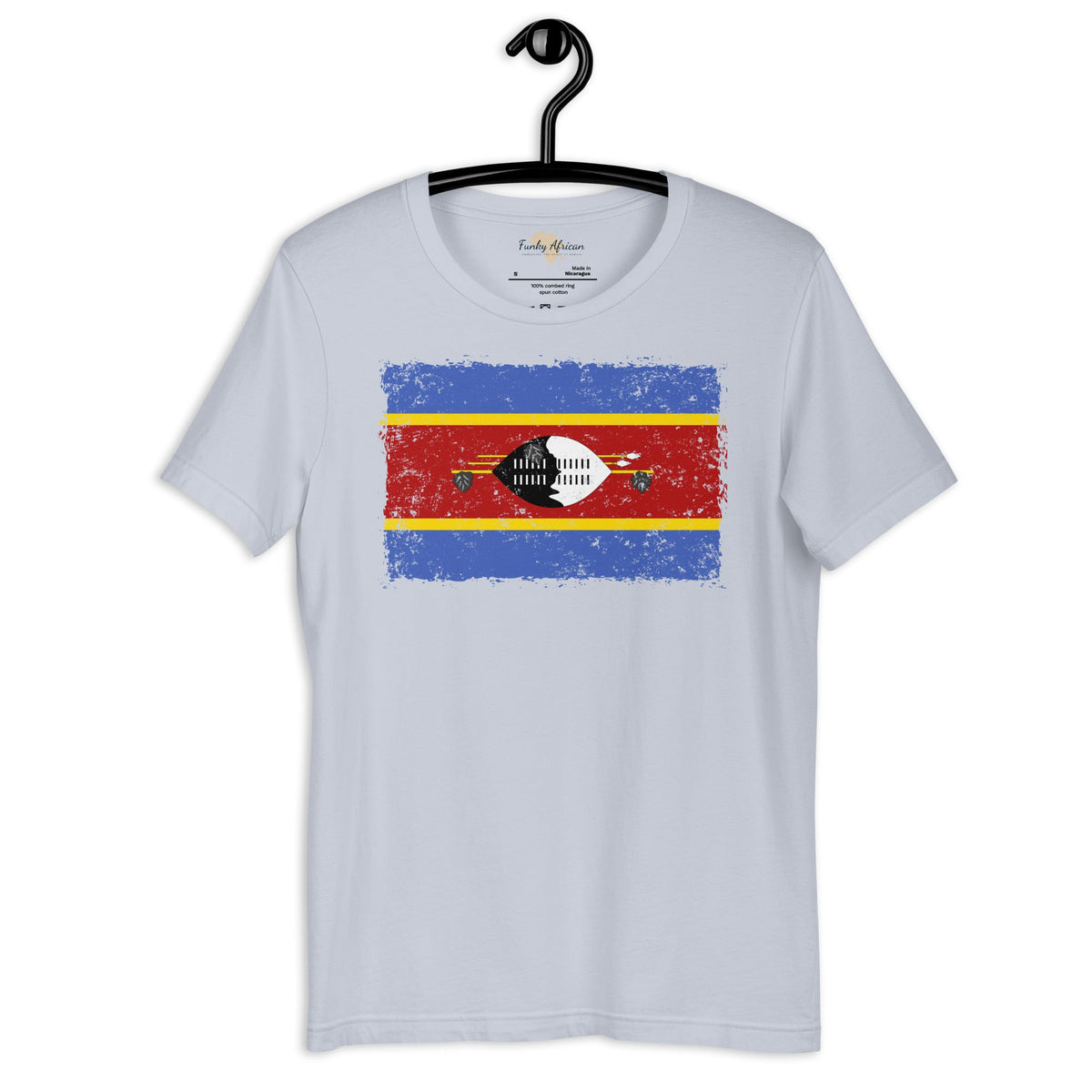 Eswatini grunge unisex tee Funky African
