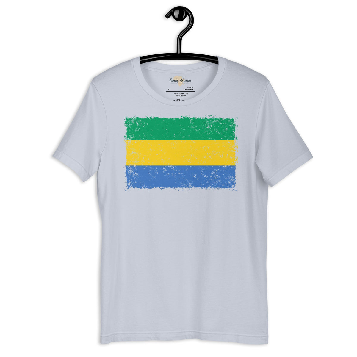 Gabon grunge unisex tee Funky African