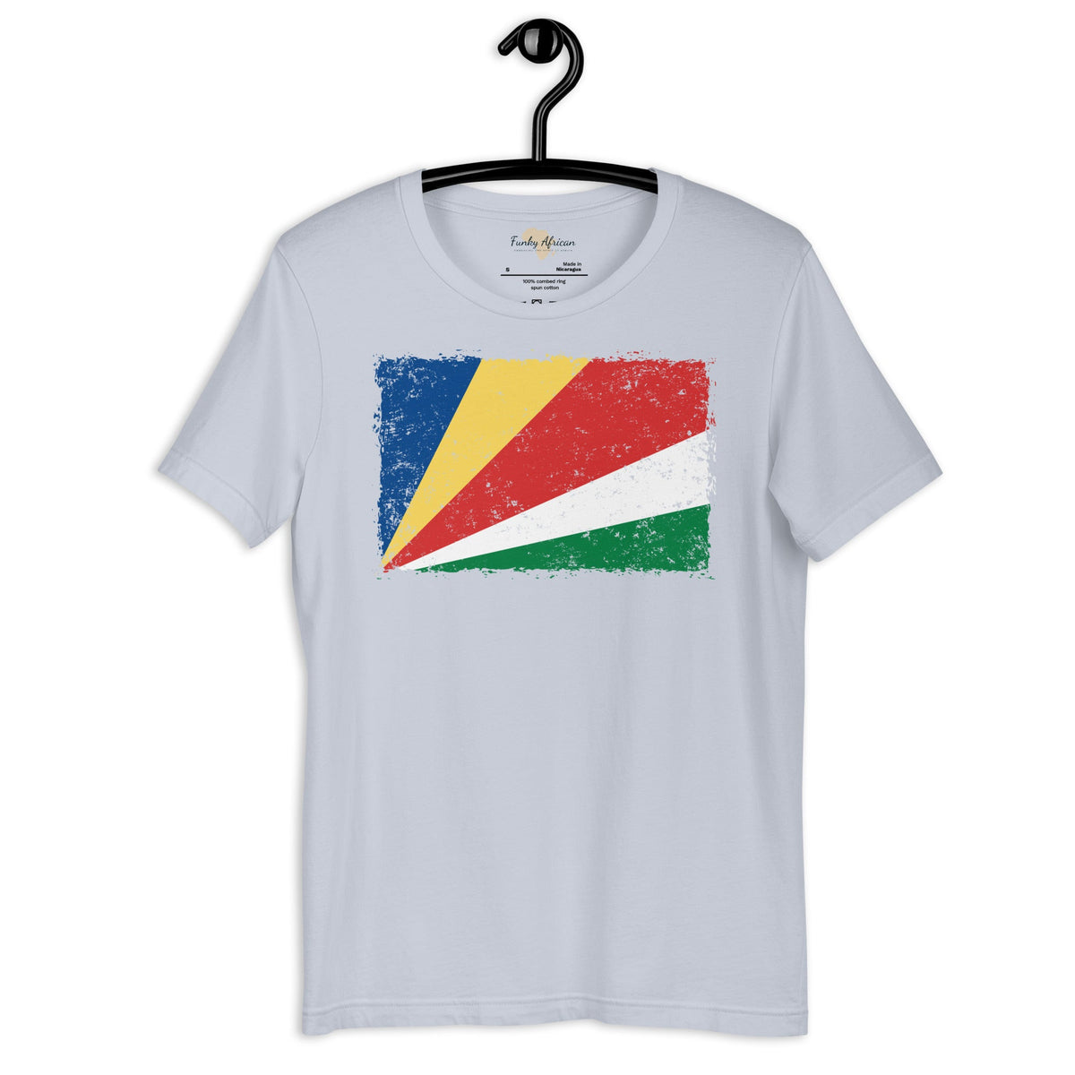 Seychelles grunge unisex tee Funky African